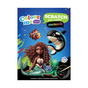 Scratch Artcard Set Space 9pc + Scratch Pen